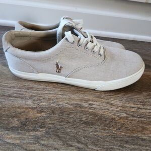 Polo by Ralph Lauren Men's Vaughn Tan Canvas Sneakers 11D